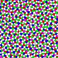 Chicken eye cells arranged in a hyperuniform disordered pattern Chicken eye cells arranged in a hyperuniform disordered pattern
